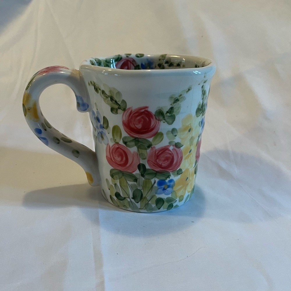Jardine Floral Hand Painted Tabletops Gallery Unlimited Mug